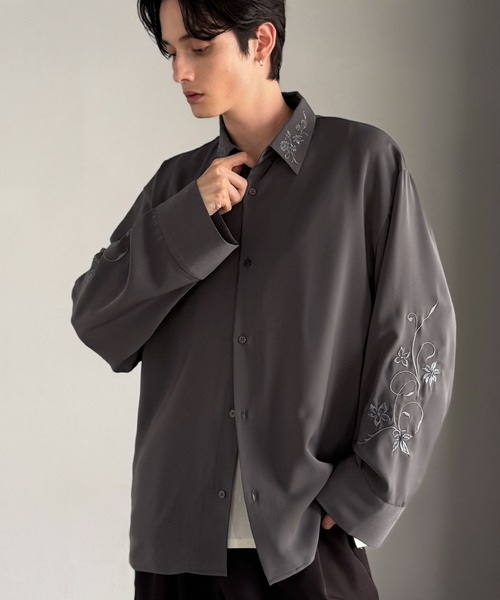 「Classical Origin」 長袖シャツ LARGE ホワイト メンズ_画像9