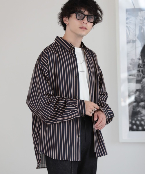 「RAGEBLUE」 長袖シャツ MEDIUM グリーン系その他 メンズ_画像2