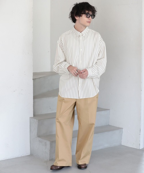 「RAGEBLUE」 長袖シャツ MEDIUM グリーン系その他 メンズ_画像4