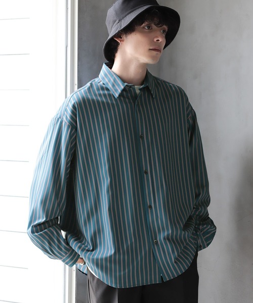 「RAGEBLUE」 長袖シャツ MEDIUM グリーン系その他 メンズ_画像5