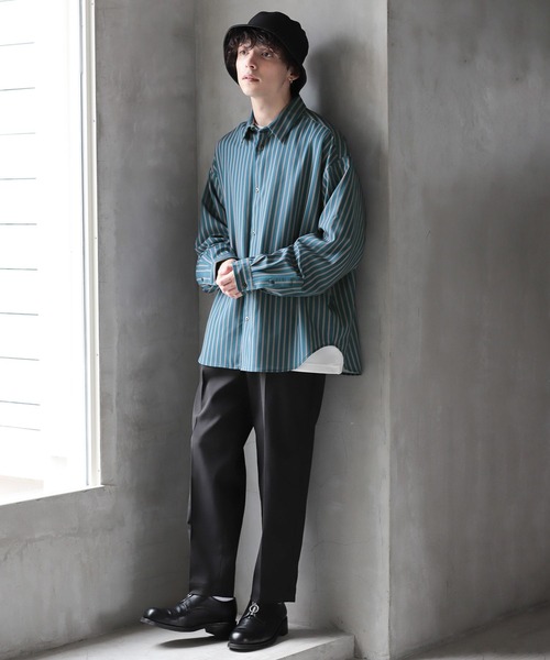 「RAGEBLUE」 長袖シャツ MEDIUM グリーン系その他 メンズ_画像8