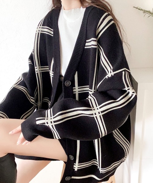 「classicalelf」 ニットカーディガン LARGE ベージュ レディース_画像8