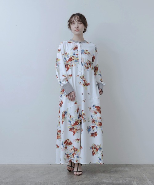 新品未使用　エイミー・ロー　ワンピース Eimee Law（エイミーロウ） ワンピース ブラッシュフラワープリント