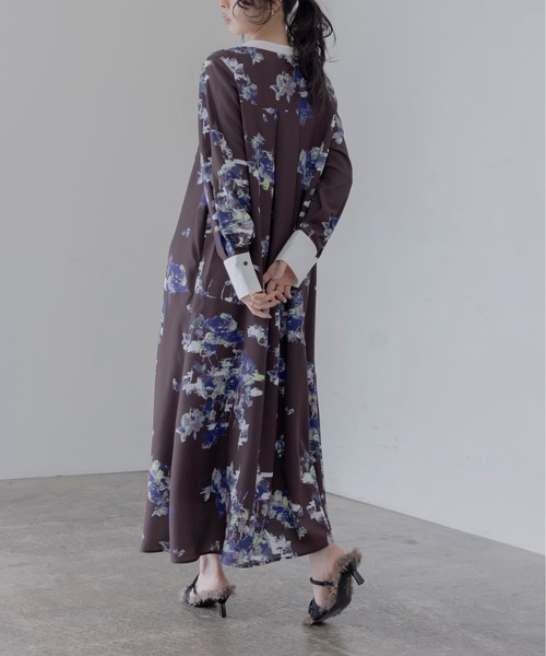 Eimee Law（エイミーロウ） ワンピース ブラッシュフラワープリント