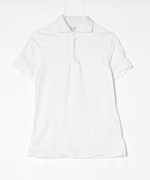 「three dots」 半袖シャツ SMALL ホワイト メンズ_画像2