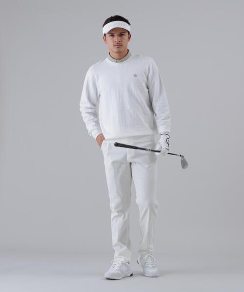 ○★新品未使用　St ANDREWS　ドビーストレッチパンツ　M　ホワイト St ANDREWS パンツ 「St ANDREWS」ドビーストレッチパンツ メンズ
