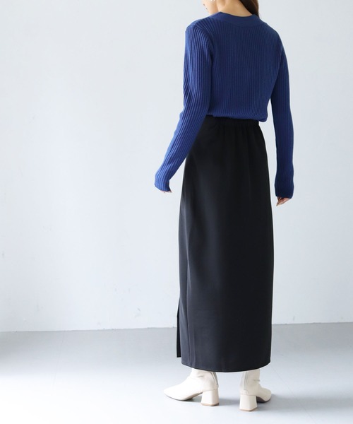 「HER CLOSET」 「SHE MO SHELLY」長袖ニット M グリーン レディース_画像7