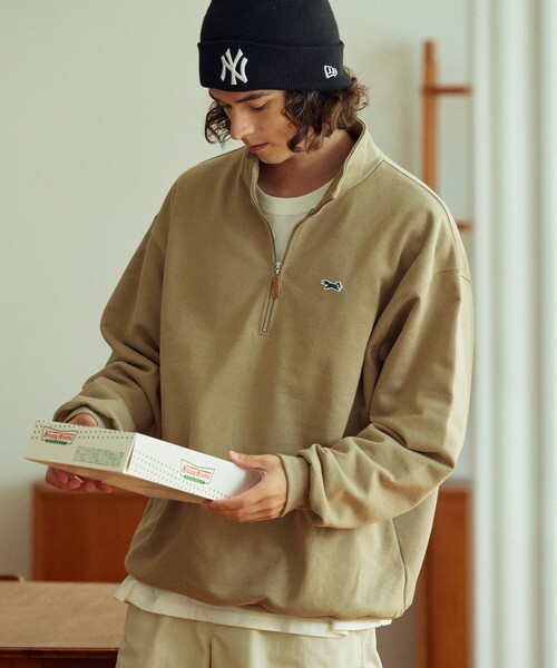 「TOWNCRAFT」 スウェットカットソー MEDIUM ベージュ メンズ_画像7