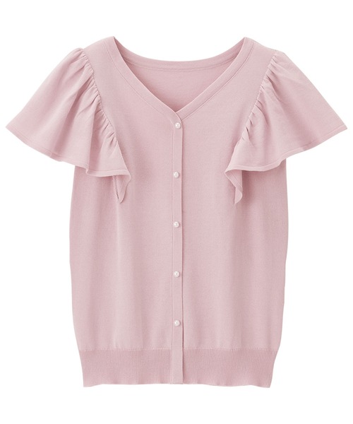 「alotta」 ニットベスト S アイボリー レディース_画像4