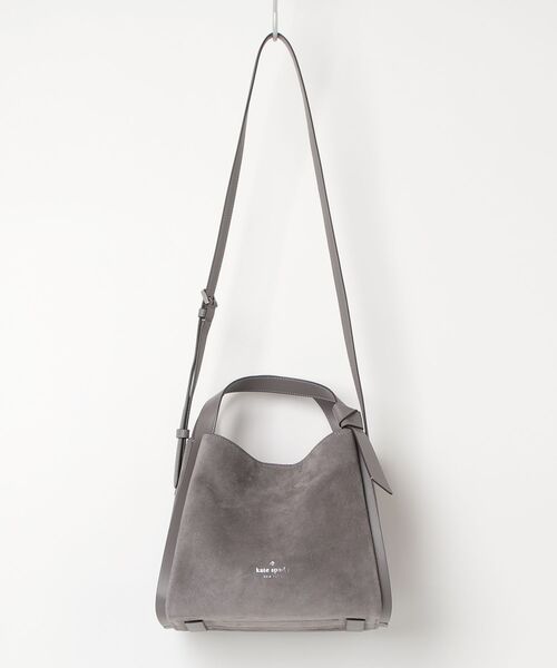 Kate Spade グレー レザー ハンドバッグ kate spade NEW YORK（ケイト・スペード ニューヨーク） ハンドバッグ