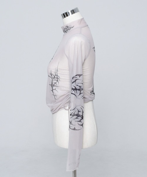 「REFLEM」 長袖カットソー M ブラック レディース_画像3