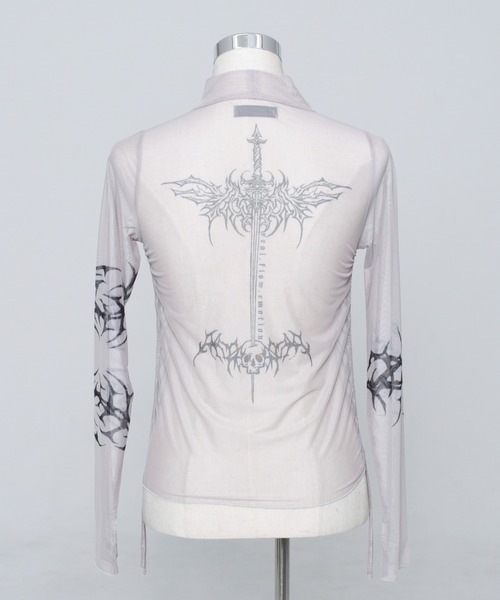 「REFLEM」 長袖カットソー M ブラック レディース_画像5