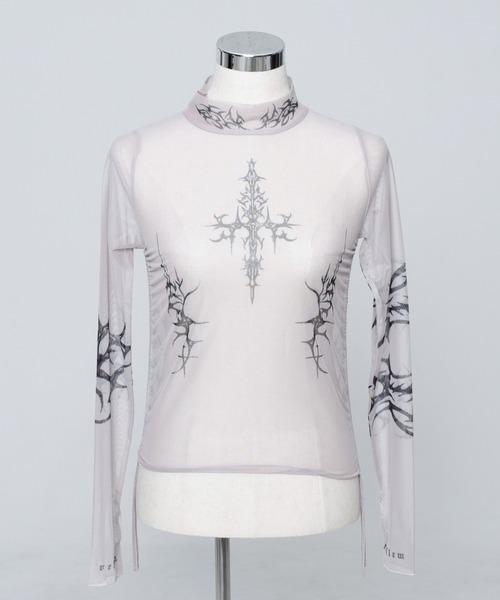 「REFLEM」 長袖カットソー M ブラック レディース_画像6