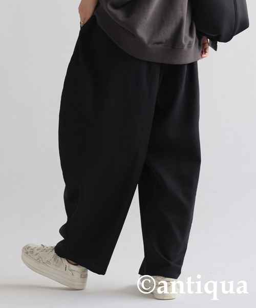 「antiqua」 イージーパンツ FREE グレー レディース_画像5