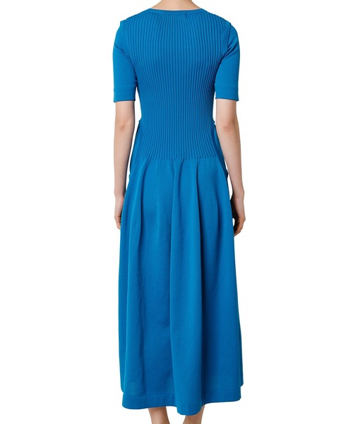 「LE CIEL BLEU」 ニットワンピース 36 ブルー レディース_画像5