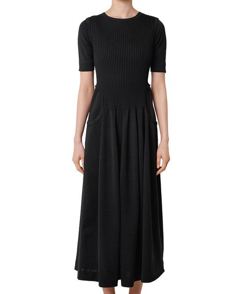 「LE CIEL BLEU」 ニットワンピース 36 ブルー レディース_画像8