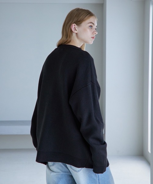 「SERACE」 カーディガン M モカ メンズ_画像3