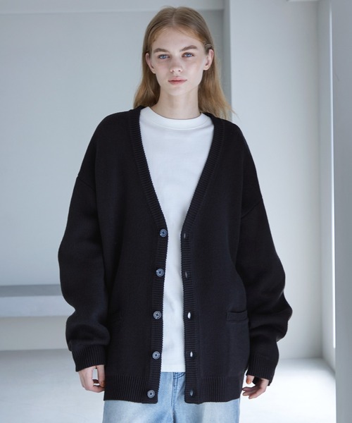 「SERACE」 カーディガン M モカ メンズ_画像6