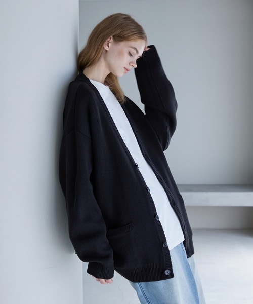 「SERACE」 カーディガン M モカ メンズ_画像7