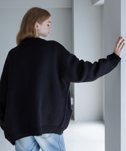 「SERACE」 カーディガン M モカ メンズ_画像8