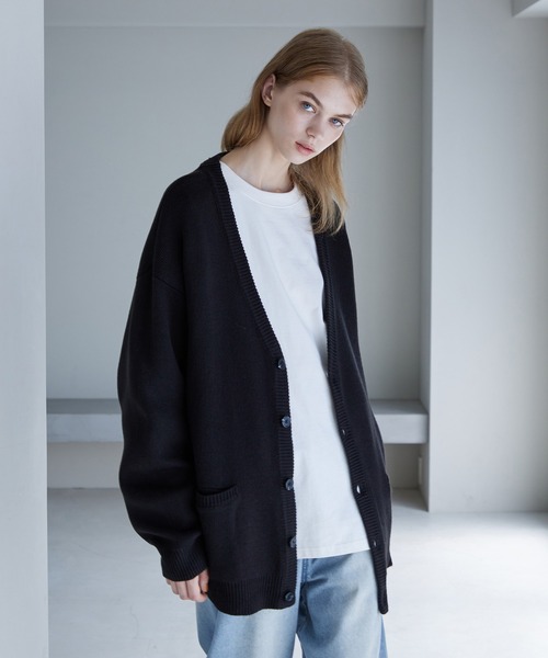 「SERACE」 カーディガン M モカ メンズ_画像9