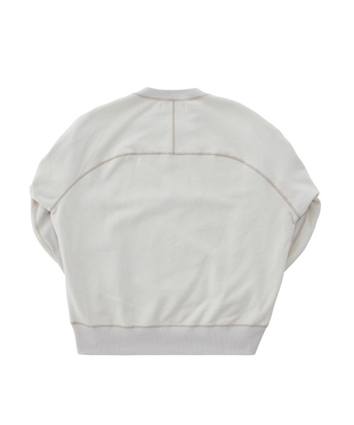 「OUR WACOAL」 スウェットカットソー 3 スミクロ レディース_画像6