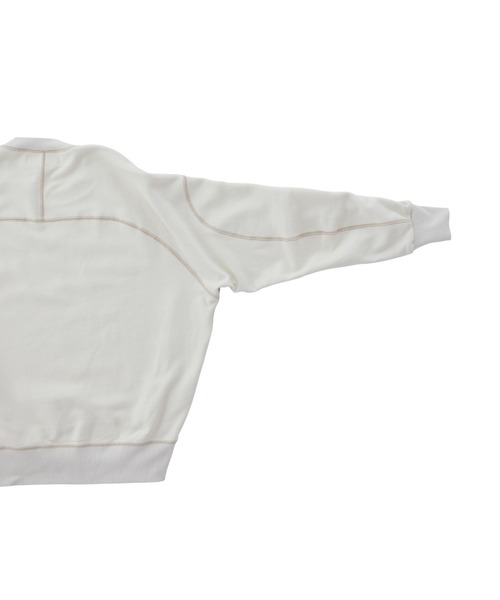 「OUR WACOAL」 スウェットカットソー 3 スミクロ レディース_画像7