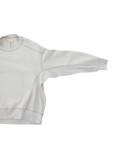 「OUR WACOAL」 スウェットカットソー 3 スミクロ レディース_画像8