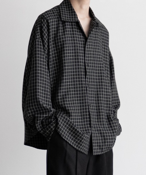 「Casper John」 長袖シャツ X-SMALL ネイビー メンズ_画像4