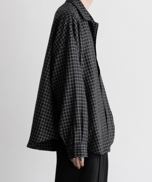 「Casper John」 長袖シャツ X-SMALL ネイビー メンズ_画像5