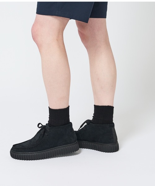 「Clarks」 ブーツ UK9 ブラック メンズ_画像9