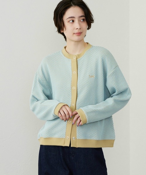 Lee（リー） ニットジャガードカーディガン レディース : ZOZOTOWN