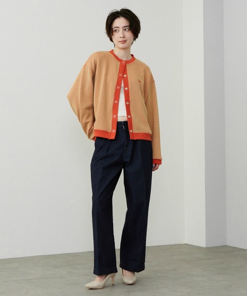 Lee（リー） ニットジャガードカーディガン レディース : ZOZOTOWN