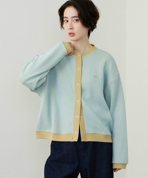 Lee（リー） ニットジャガードカーディガン レディース : ZOZOTOWN 