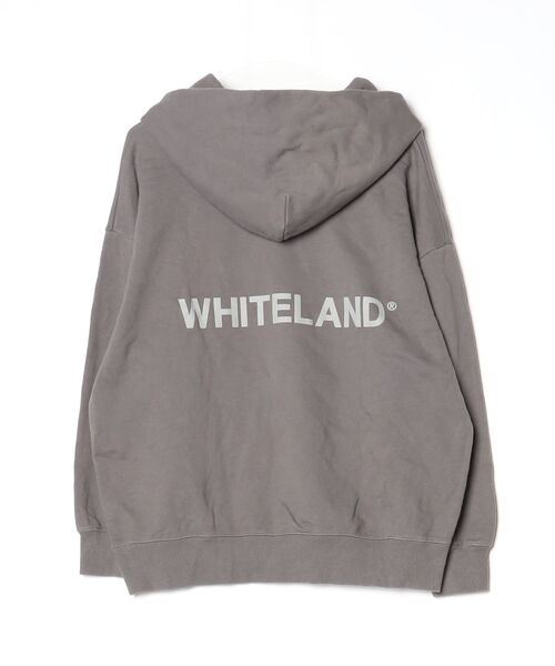 「WHITELAND」 プルオーバーパーカー SMALL グレー メンズ_画像2