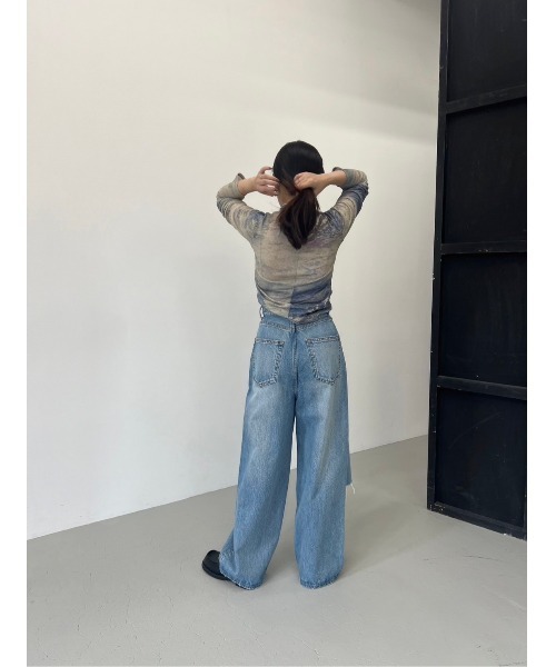 BLACK BY MOUSSY（ブラックバイマウジー） デニムパンツ 23inch ブルー