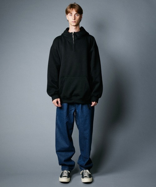 「rehacer」 プルオーバーパーカー LARGE グレー メンズ_画像9