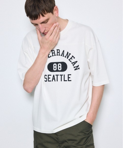 ★TV衣装★　MOUSSY　NUMBER　Tシャツ AZUL BY MOUSSY（アズールバイマウジー） tシャツ No.88ナンバリング