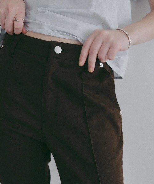 MANOF（マノフ） パンツ STRETCH CAPRI PANTS レディース : ZOZOTOWN