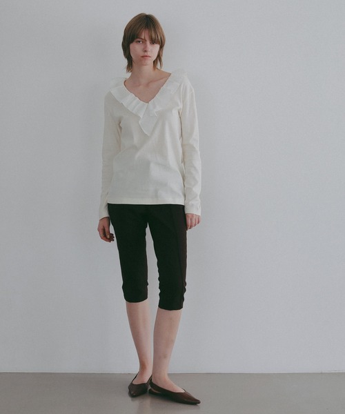 MANOF（マノフ） パンツ STRETCH CAPRI PANTS レディース : ZOZOTOWN