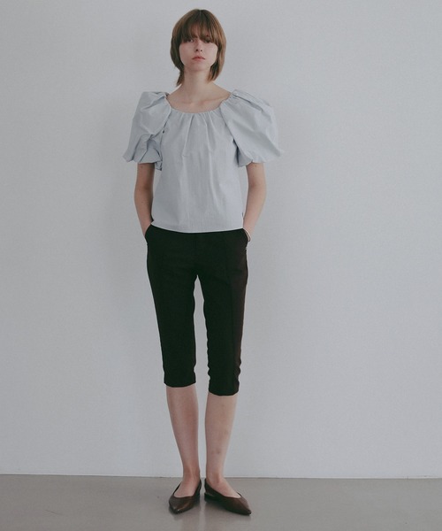 新品タグ付き　MANOF STRETCH CAPRI PANTS CLANE MANOF（マノフ） パンツ STRETCH CAPRI PANTS レディース : ZOZOTOWN