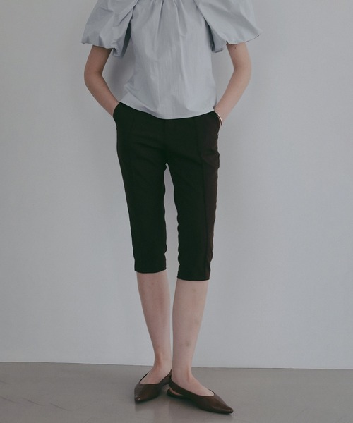 MANOF（マノフ） パンツ STRETCH CAPRI PANTS レディース : ZOZOTOWN