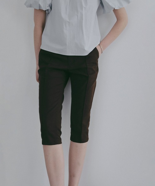 MANOF（マノフ） パンツ STRETCH CAPRI PANTS レディース : ZOZOTOWN