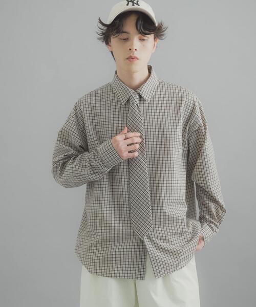 SENSE OF PLACE by URBAN RESEARCH シャツ レギュラーカラーネクタイ