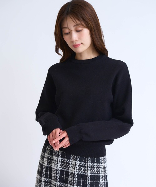 「NOELA」 長袖ニット フリー ブラック レディース_画像5