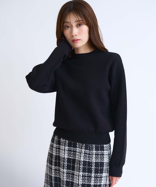 「NOELA」 長袖ニット フリー ブラック レディース_画像6