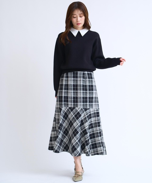 「NOELA」 長袖ニット フリー ブラック レディース_画像8