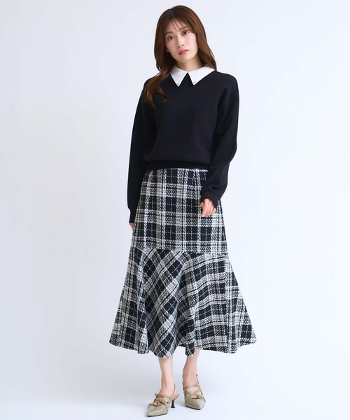 「NOELA」 長袖ニット フリー ブラック レディース_画像9