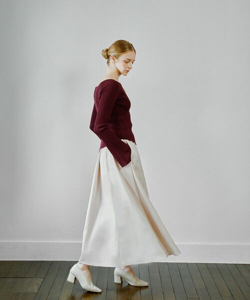 「cle blatt」 長袖ワンピース MEDIUM ブラック レディースの画像