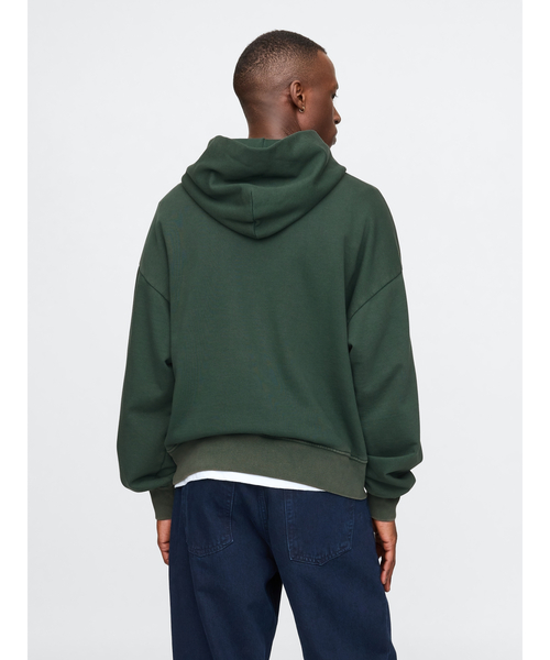 「GAP」 プルオーバーパーカー S ナチュラル メンズ_画像2